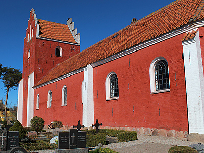 Die Byrum Kirche ist eine von Dänemarks ältesten Kirchen